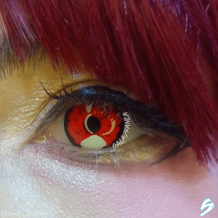 lenti cosplay crazy lens sacadrana marin red - copertina