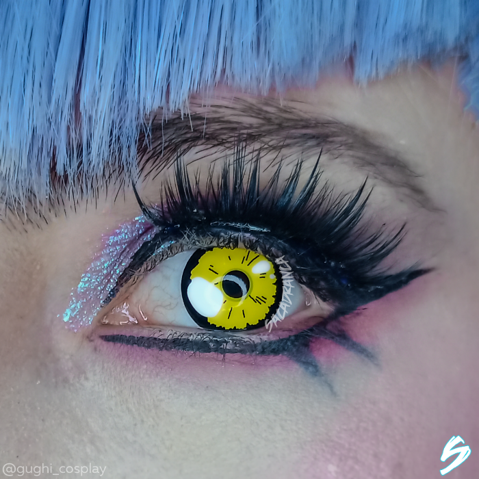 lenti cosplay crazy lens sacadrana marin yellow - occhio