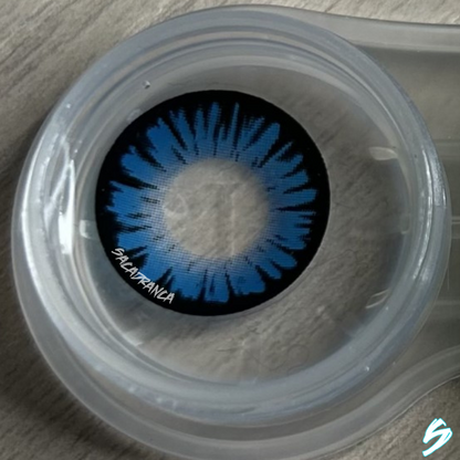 lenti cosplay crazy lens sacadranca miracle dark blue - texture