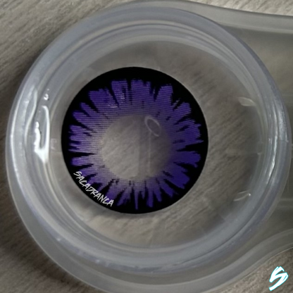 lenti cosplay crazy lens sacadranca miracle dark violet - texture