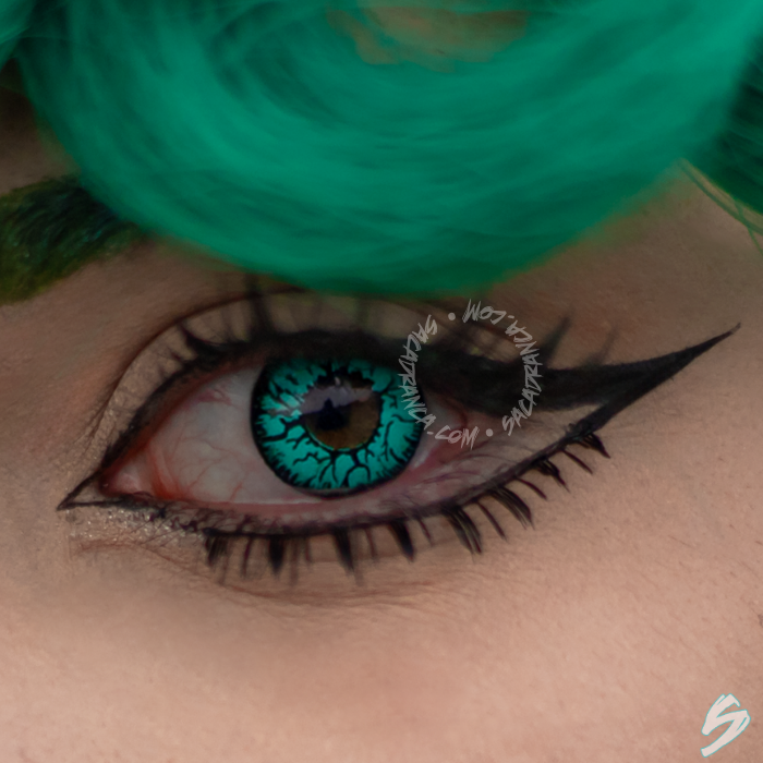 lenti cosplay crazy lens sacadranca monster green - copertina