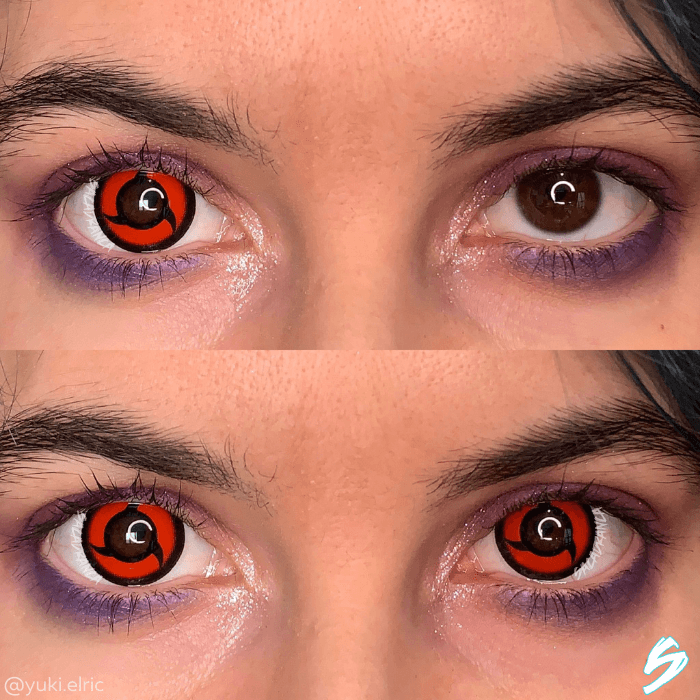 lenti cosplay crazy lens sacadranca urban layer naruto 1 itachi - collage