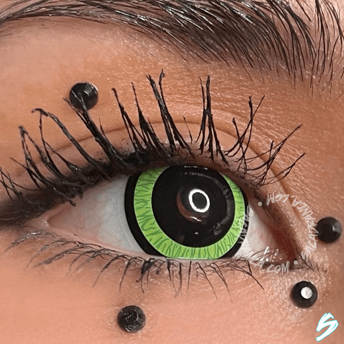 lenti cosplay crazy lens sacadranca nebulos green - copertina