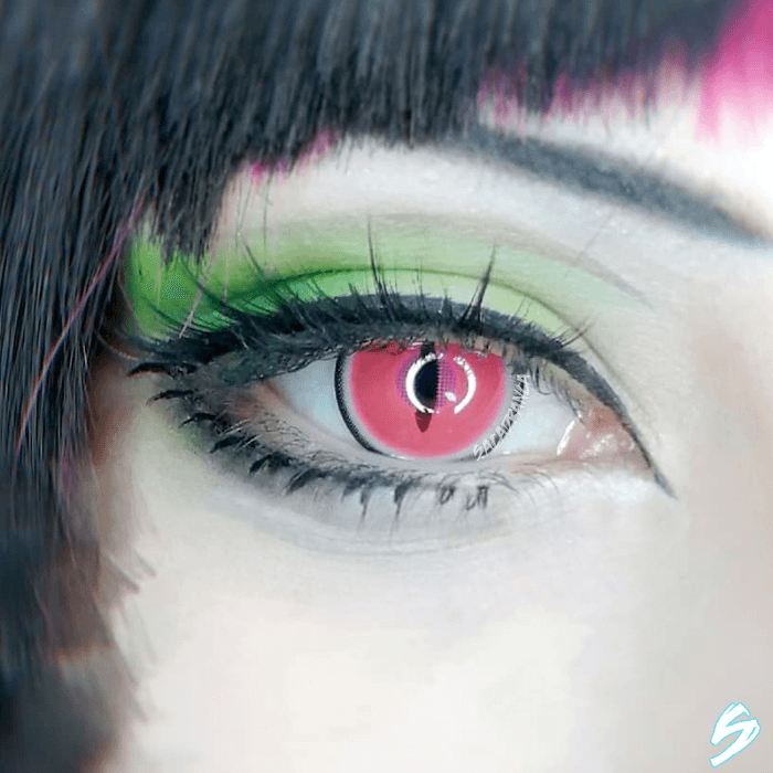 lenti cosplay crazy lens sacadranca nezuko demon - occhio