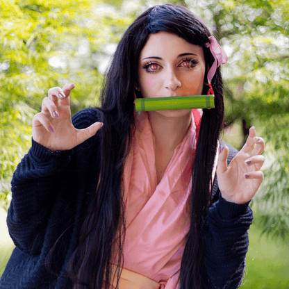 lenti cosplay crazy lens sacadranca nezuko kamado - cosplay