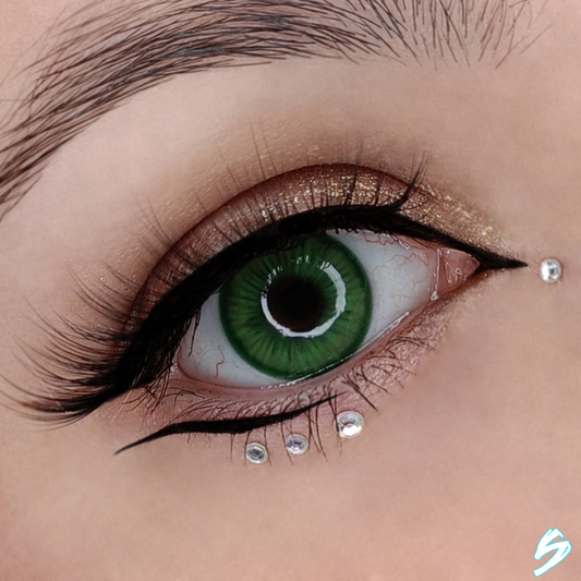 lenti cosplay crazy lens sacadranca omega green - copertina