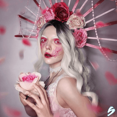 lenti cosplay crazy lens sacadranca rose bloom - portrait