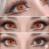 lenti cosplay crazy lens sacadranca sapphire orange - collage 2