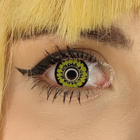 lenti cosplay crazy lens sacadranca sparkle yellow - copertina