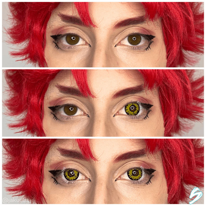 lenti cosplay crazy lens twilight werewolf - collage