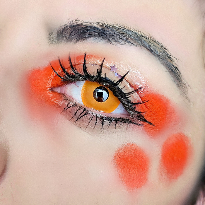 lenti cosplay crazy lens sacadranca urban layer vivid orange - copertina