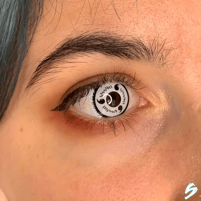 lenti cosplay crazy lens sacadranca naruto white sharingan - copertina