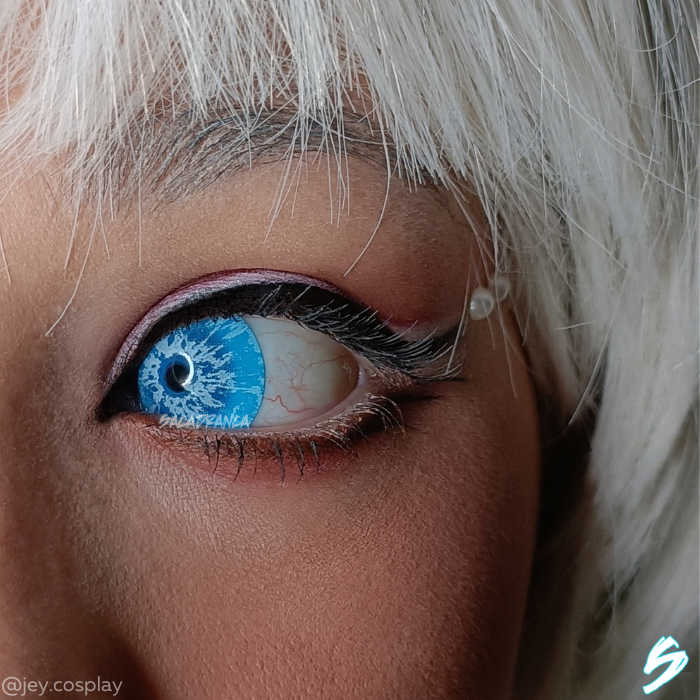 lenti cosplay crazy lens sacadranca urban layer white walker 17mm - occhio