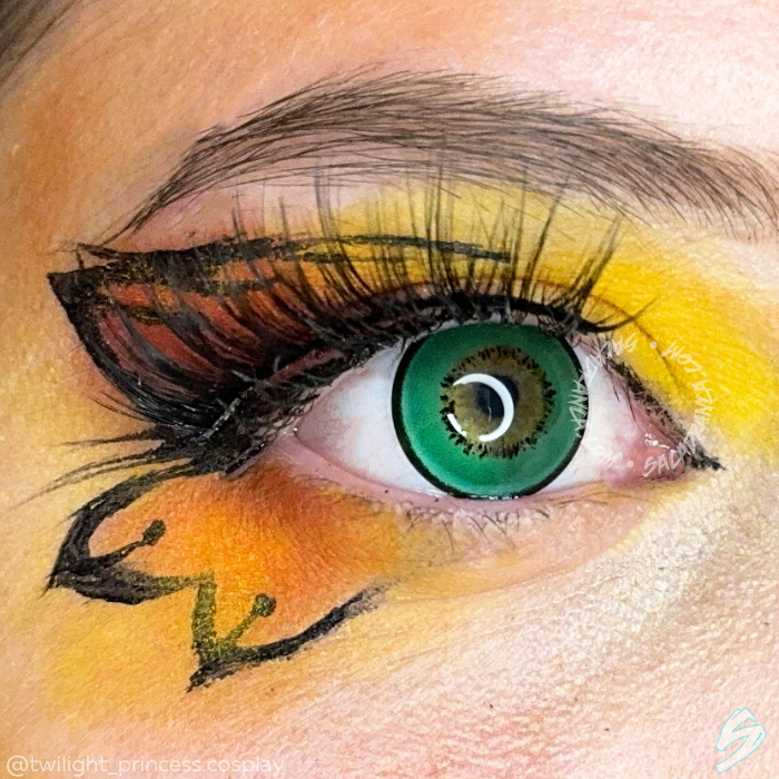 lenti cosplay crazy lens sacadranca green manson - occhio