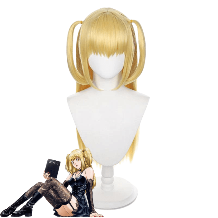 Pelucas de cosplay de Death Note Misa Amane