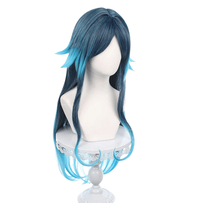 UTIEHD Parrucca Cosplay Genshin Impact, Wanderer/Scaramouche, Fibra Sintetica Resistente al Calore, Lisci, WIG, 3311111031 UTIEHD Parrucca Cosplay Genshin Impact, Wanderer/Scaramouche, Fibra Sintetica Resistente al Calore, Lisci, WIG, 3311111031