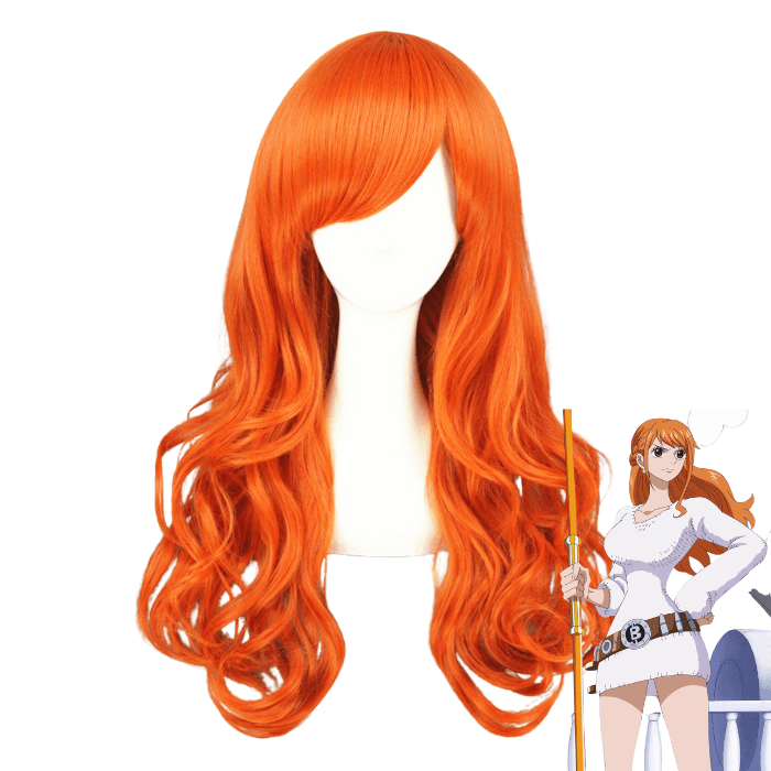 Pelucas de cosplay de One Piece Nami