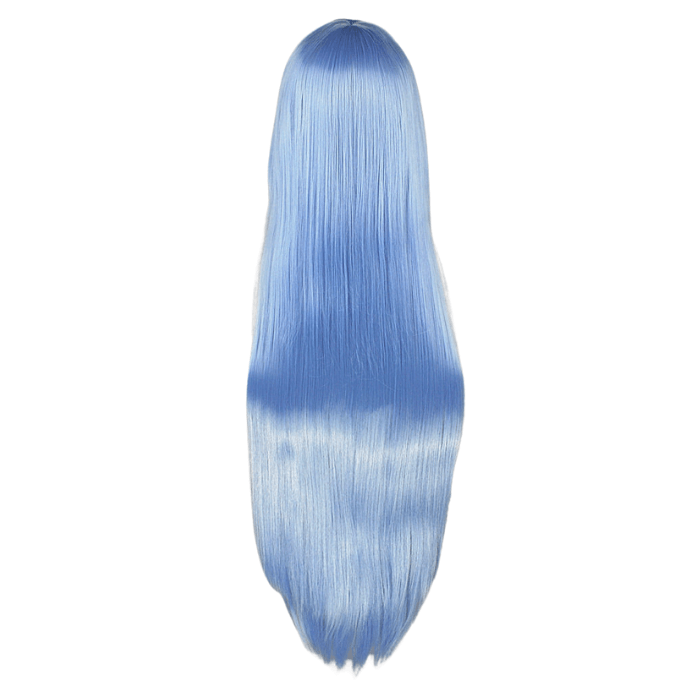 parrucca cosplay sacadranca 100cm azzurra chiaro - retro