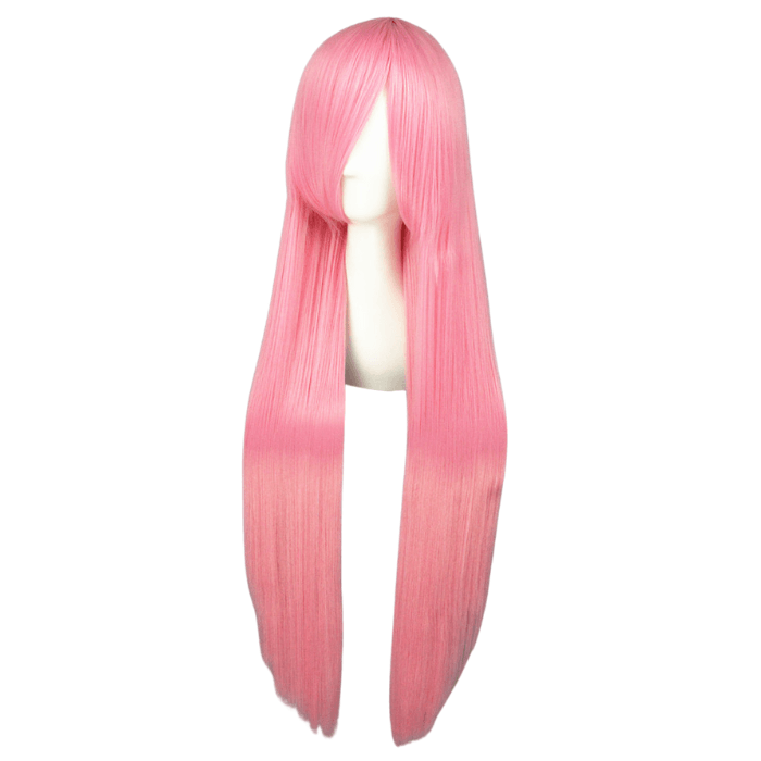 parrucca cosplay sacadranca 100cm rosa - lato