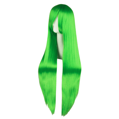 parrucca cosplay sacadranca 100cm verde  - lato