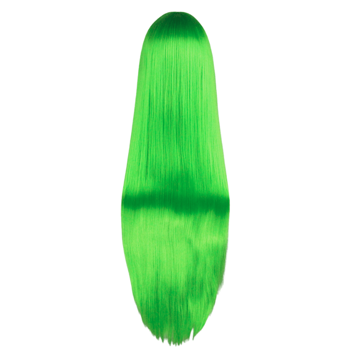 parrucca cosplay sacadranca 100cm verde  - retro