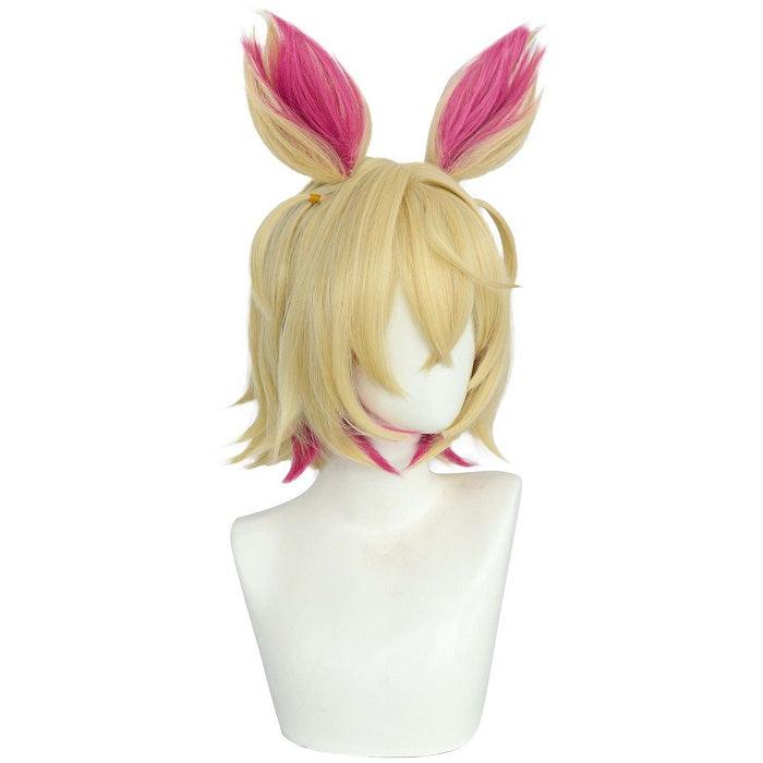 parrucche cosplay wigs sacadranca Virtual YouTuber Mococo Abyssgard - lato