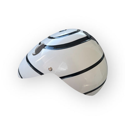 Accessori Cosplay - Maschera Tobi Obito Uchiha Bianca con Calotta - Lato2