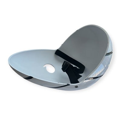 Accessori Cosplay - Maschera Tobi Obito Uchiha Bianca con Calotta - Interno