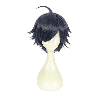 parrucche cosplay sacadranca 30cm dark blue mixed