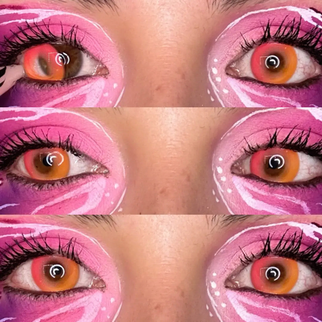 lenti cosplay crazy lens sacadranca strawberry orange