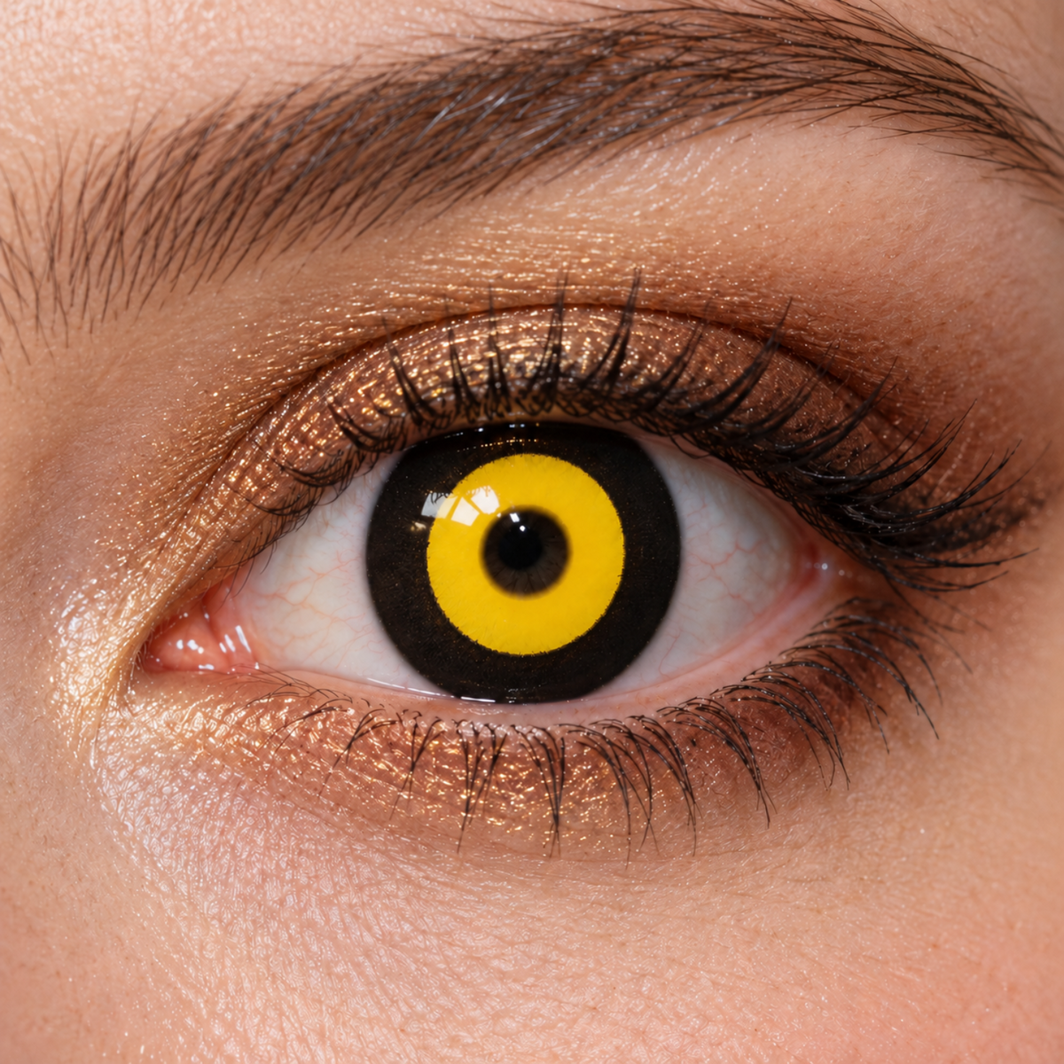 lenti cosplay crazy lens sacadranca urban layer yellow ghoul