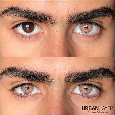 Lenti Colorate Monet Pink – Indossate