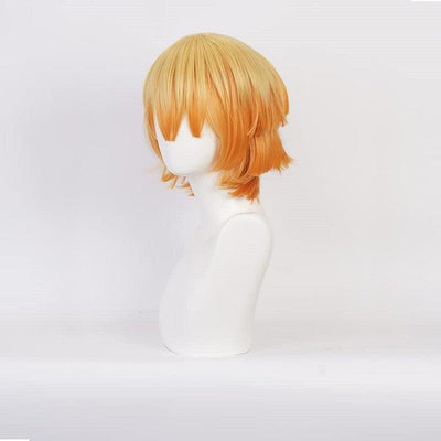 parrucca cosplay sacadranca demon slayer zenitsu - lato