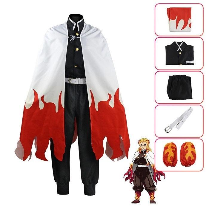 costumi cosplay sacadranca demon slayer kyojuro rengoku - copertina