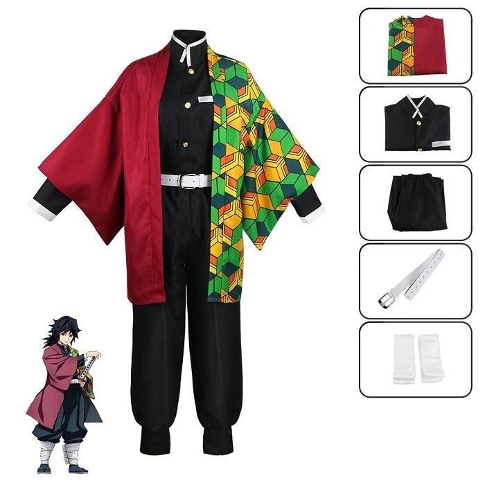 costumi cosplay sacadranca demon slayer Giyu Tomioka - copertina