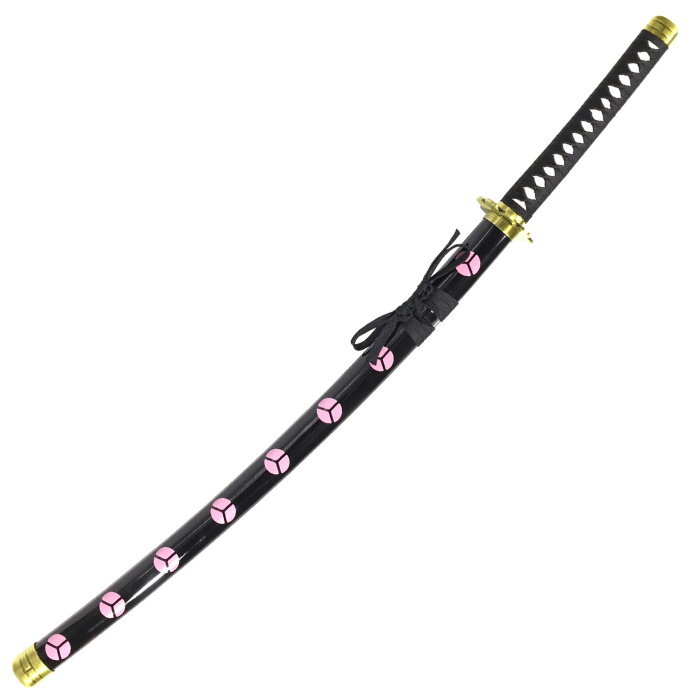 katana cosplay sacadranca one piecec zoro shusui - fodera