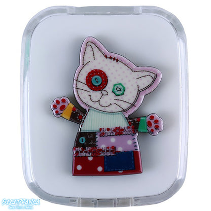 Kit Estuche para Lentes Button Cat (+ Colores)