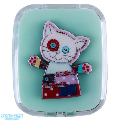 Kit Estuche para Lentes Button Cat (+ Colores)