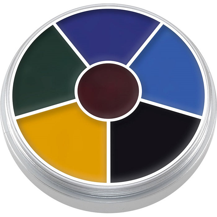 Kryolan Wheel 6 Colors Supracolor 30 g