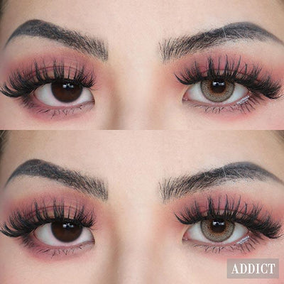 Lenti Colorate Effetto Naturale Addict Brown – Collage