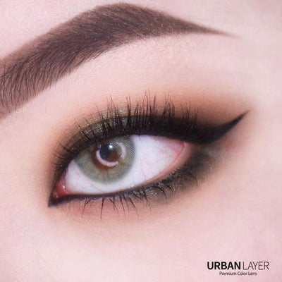 Lenti Colorate Effetto Naturale Cloud Light Green – Dettaglio occhio