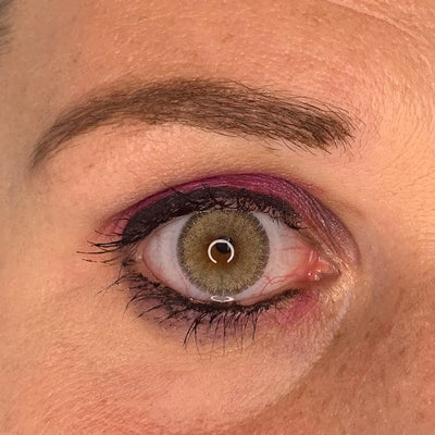 Lenti Colorate Diva Brown – Dettaglio Occhio