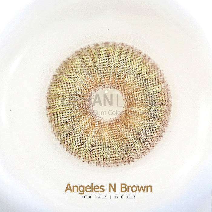 Lenti Colorate Effetto Naturale Angeles N Brown &#8211; Texture