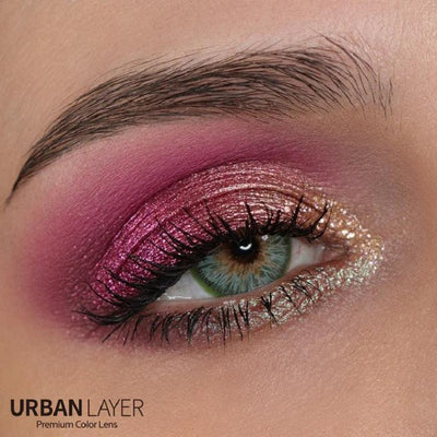 lenti colorate effetto naturale urban layer avatar green - occhio