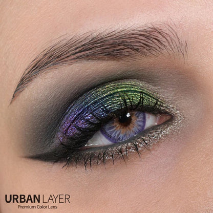 lenti colorate effetto naturale urban layer avatar violet - occhio