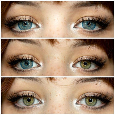 Lenti Colorate Effetto Naturale Blue Rain – Collage