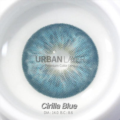 lenti colorate effetto naturale cirilla blue - texture