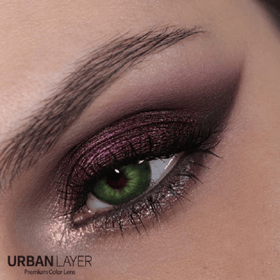 lenti effetto naturale urban layer jolie green - occhio