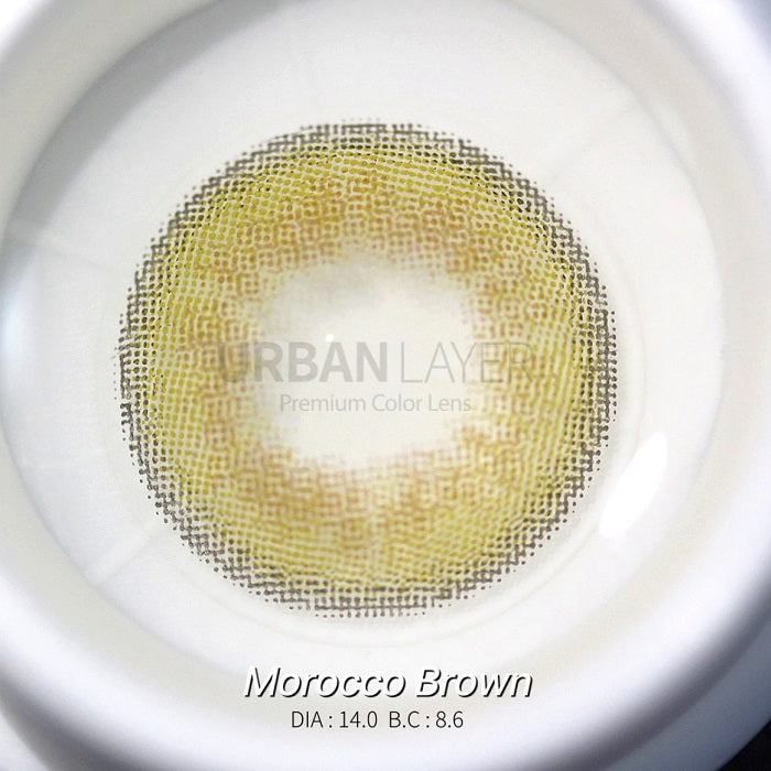 Lenti Colorate Effetto Naturale Morocco Brown &#8211; Texture