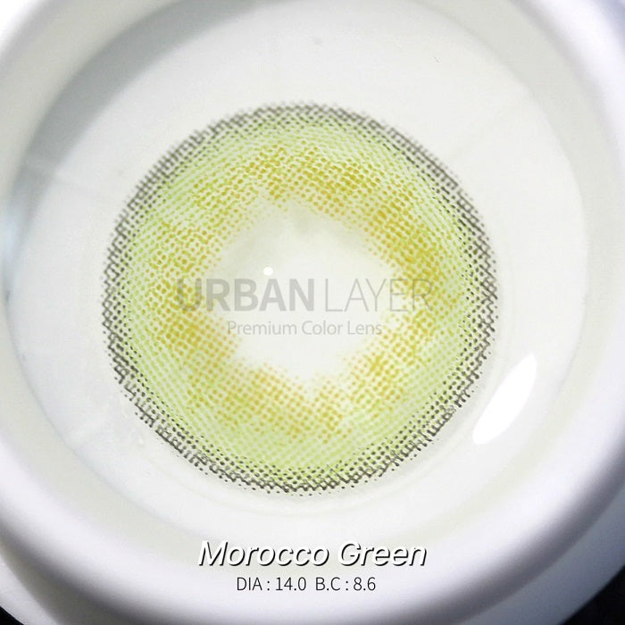 Lenti Colorate Effetto Naturale Morocco Green &#8211; Texture